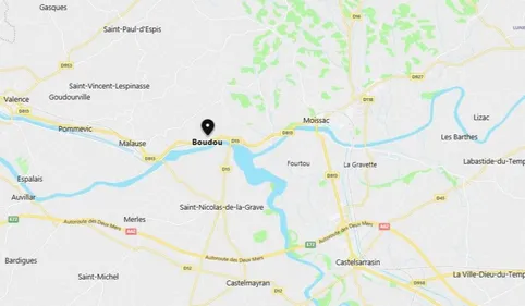 La départementale 813 de nouveau ouverte entre Moissac et Valence...