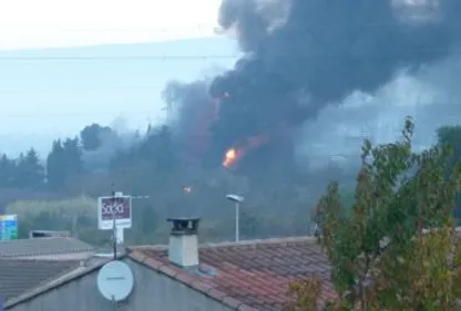 Incendie près de la Cité de l'Espérance 