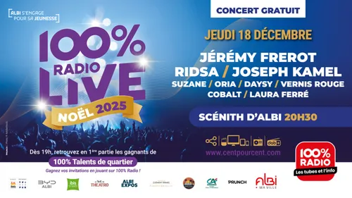 LE 100% RADIO LIVE - Noël 2025