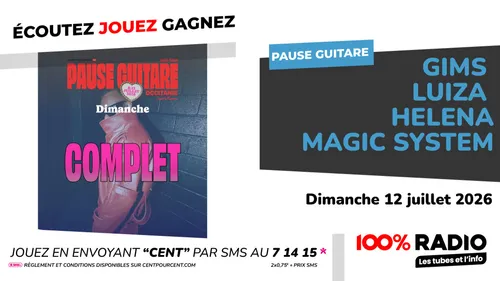 Gagnez vos invitations pour la soirée du 12 juillet à Pause Guitare !