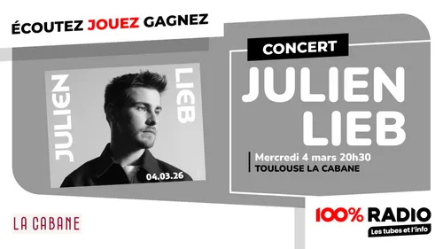 Gagnez le concert de JULIEN LIEB