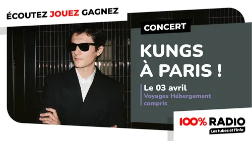 🎶 100%RADIO vous envoie voir KUNGS en concert à Paris !
