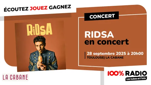 Gagnez le concert de RIDSA