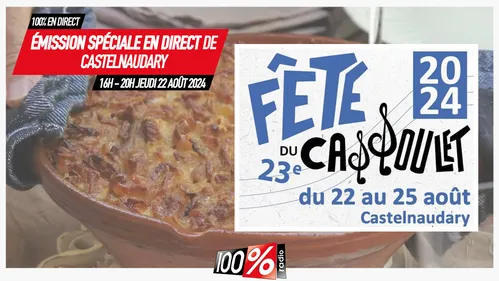 100% en direct de la 23e Fête du Cassoulet 