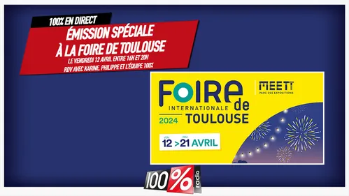 100% en direct de la foire de Toulouse