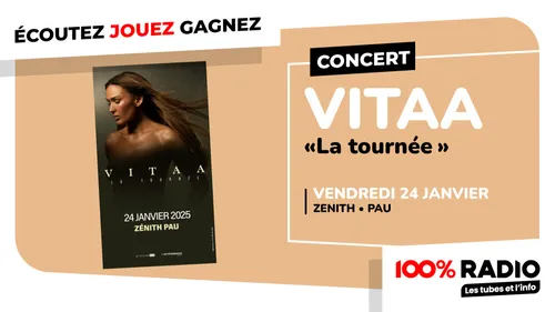 Gagnez le concert de VITAA – Charlotte : la tournée