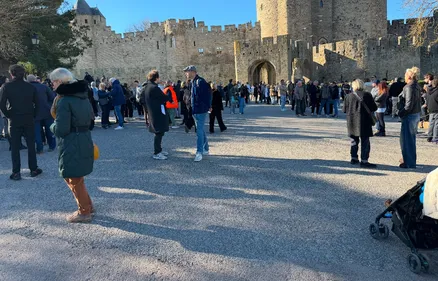Forte affluence pour la venue de Jordan Bardella à Carcassonne