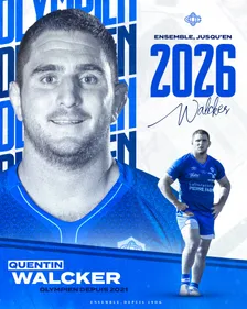 Castres Olympique. Quentin Walcker prolonge jusqu'en 2026