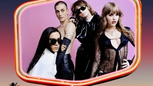 Le groupe italien Måneskin en ouverture du festival Les Déferlantes...