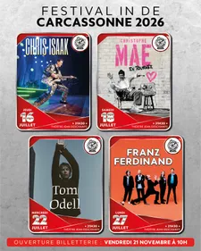 Festival de Carcassonne 2026 : les premières têtes d’affiche...