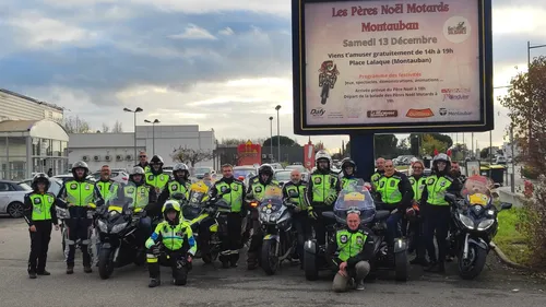 Montauban : les Pères Noëls Motards offrent un Noël solidaire aux...