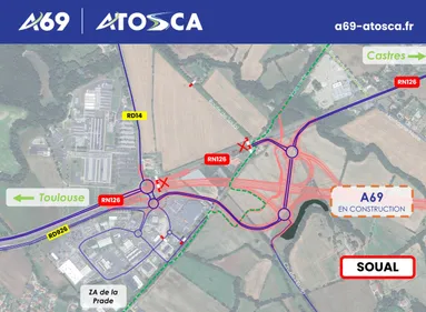 A69: la Cour Administrative d'appel de Toulouse rejette la requête...