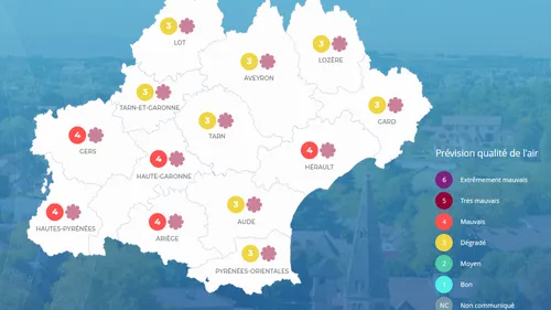 Canicule et pollution : la qualité de l’air se dégrade en Occitanie