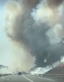 Incendie à Carcassonne : l’autoroute A61 rouverte à la circulation...