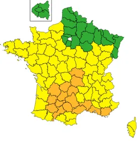 La région dans le viseur des orages : 9 départements du sud ouest...