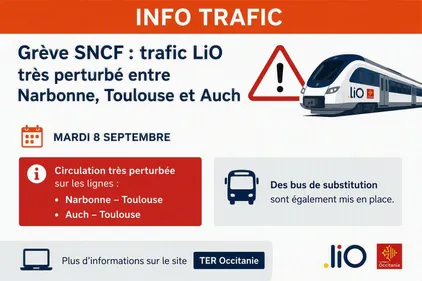 Grève SNCF : trafic TER perturbé entre Narbonne et Toulouse