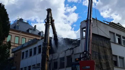 Escale Lapérouse à Albi: le chantier de démolition de l’extension...