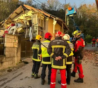 Haute-Garonne: trois blessés dont un grave dans l'effondement d'une...