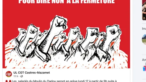 TARN: Les salariés du Moulin du Dadou sont en grève à St...