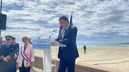 Pyrénées-Orientales : Sécheresse, Christophe Béchu annonce une...