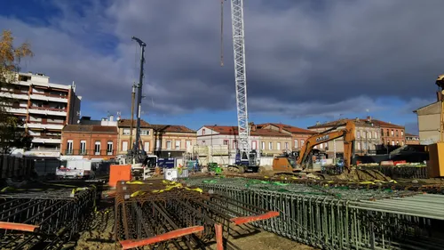 Travaux du métro à Toulouse : le Faubourg Bonnefoy partiellement...
