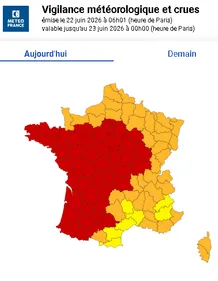 Météo: alerte rouge sur le Sud-Ouest