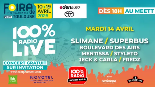 🎤 100% RADIO Live au MEETT Toulouse !