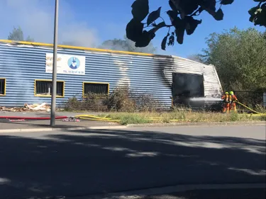 Un important incendie à Aussillon ce mardi après-midi