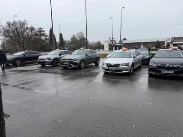 Les taxis d’Occitanie en soutien aux agriculteurs