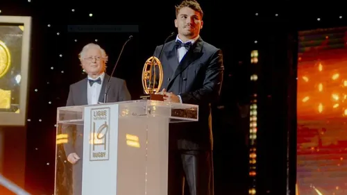 Le Toulousain Antoine Dupont élu meilleur joueur de l'année