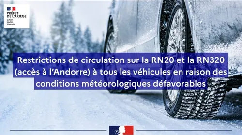 Ariège sous la neige : un week‑end de galère sur les routes et les...