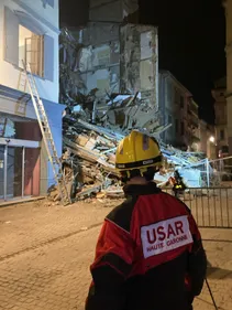 Fragilisé cette semaine, l’immeuble de la rue Saint-Rome à Toulouse...