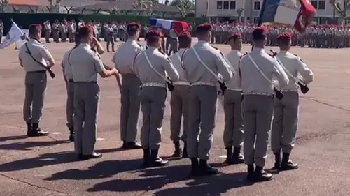 Hommage national à Montauban pour le sergent‑chef Florian Montorio,...