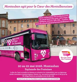 Montauban : le Bus du Cœur des Femmes mobilisé pour un dépistage...