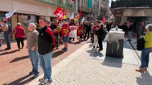 Environ 500 manifestants réunis à Pamiers pour le 1er Mai