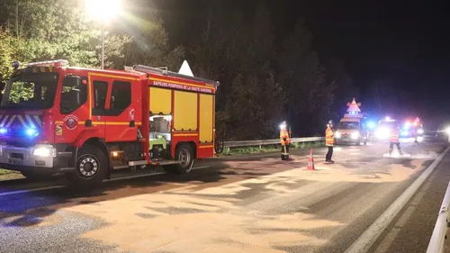 Deux blessés graves dans un accident sur l'A64, le conducteur en...