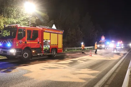 Deux blessés graves dans un accident sur l'A64, le conducteur en...