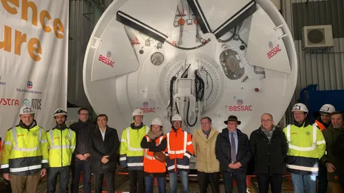 On vous dit tout sur le premier tunnelier à démarrer le chantier du...