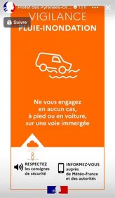 Vigilance orange dans l’Aude et les Pyrénées-Orientales