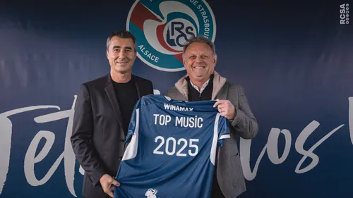 Top Music prolonge son partenariat avec le Racing Club de Strasbourg 
