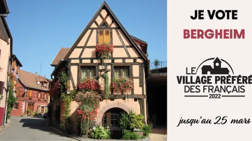 Bergheim en lice pour Le Village préféré des Français 2022