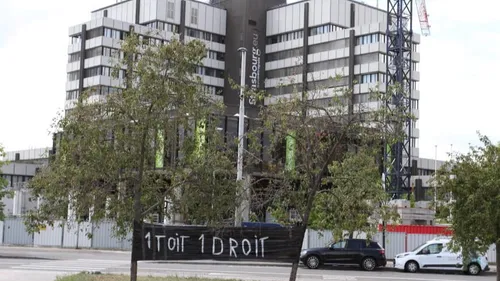 Une manifestation en soutien des réfugiés de l'Etoile