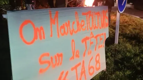 La mobilisation des agriculteurs en Alsace