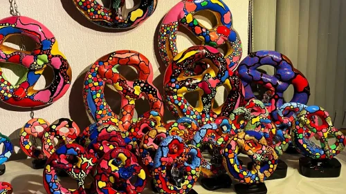 Lampertheim : des bretzels transformés en œuvres d’art