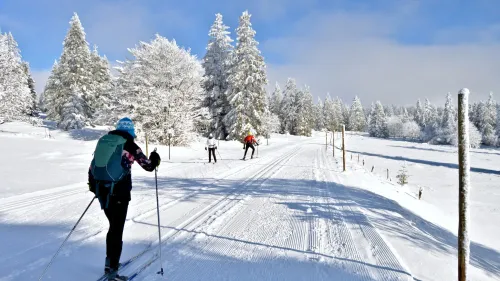 Début du ski dans les Vosges