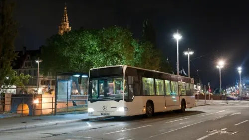 Hibus, la nuit entre Strasbourg et Kehl