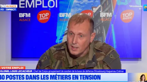 C Votre Emploi : 80 postes à pourvoir au sein de l'armée en Alsace