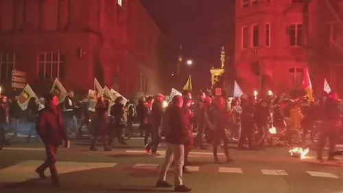 Des dégradations à Strasbourg après l'annonce du 49.3