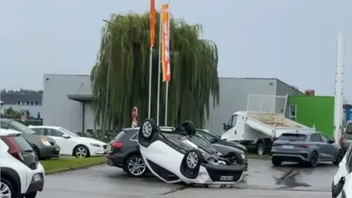 Une mini tornade à Brumath