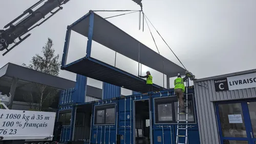 Phalsbourg : nouvelle vie pour des containers maritimes